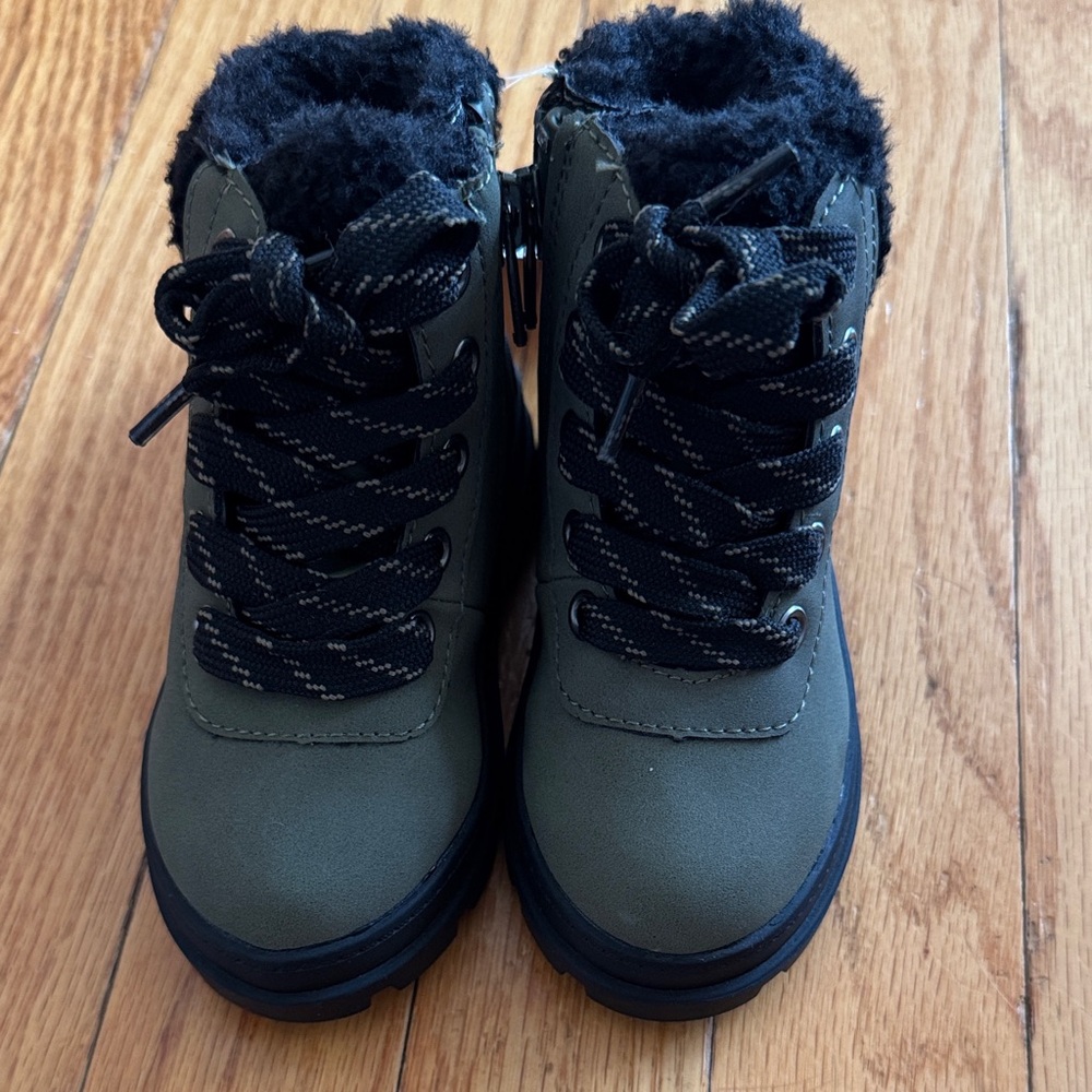H&M Kids Black and Olive Boots